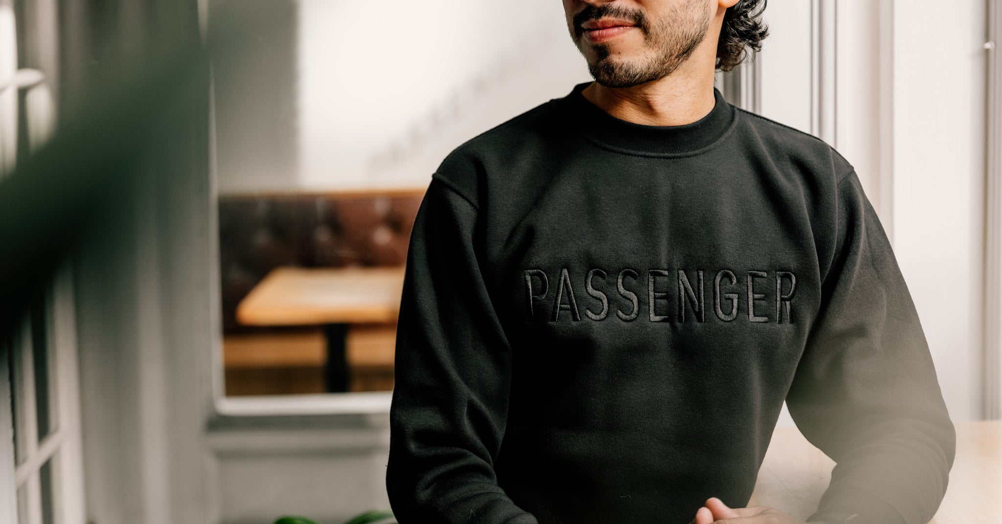 Passenger Blackout Crew-neck Sweatshirt